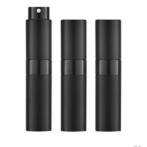 Black Travel Perfume Atomizers - 2 pack‎